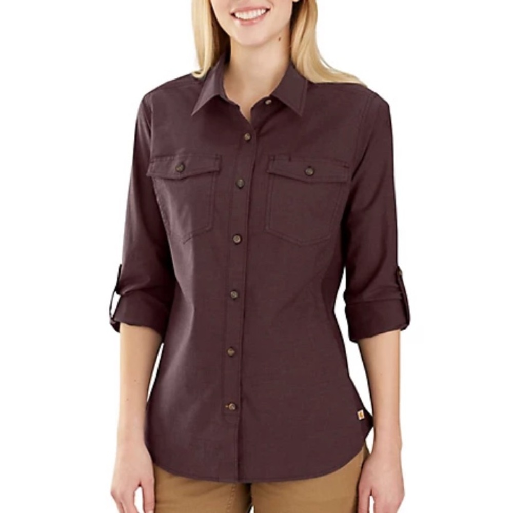 Carhartt Women's Bozeman Long-Sleeve Work Shirt